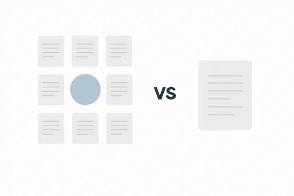 Content clusters vs μεμονωμένα άρθρα: Ποιο κερδίζει